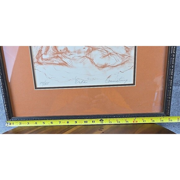 Vintage Lithograph Print by Connie King "Erica" Ltd Ed 147/375 Mat & Frame 17x20 - Picture 6 of 8